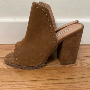 Chelsea & Violet Slide On Suede Mule